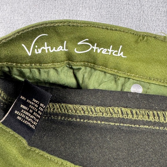 DG2 by Diane Gilman Virtual Stretch Women's Olive Green Bootcut Pants Size 12P‎ - Picture 10 of 15